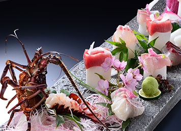 Sashimi lobster